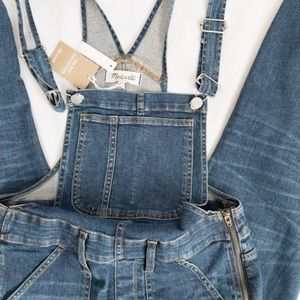 Madewell denim blue overalls